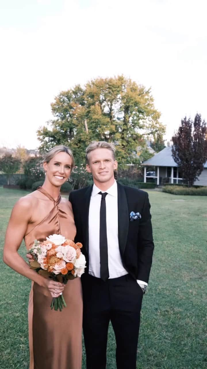 エマ・マッケオンのインスタグラム：「Field of dreams. Celebrating our beautiful David & Ali McKeon.」