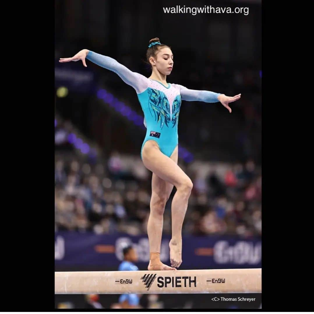 カタリナ・ポノルのインスタグラム：「Hello Gymnastics friends!   I’m not sure if everyobody knows but Ava Costa  had an accident at gymnastics training + suffered a spinal cord injury. She currently has no feeling or movement below the level of injury. She is just 14 years old and a junior national team member 💔  you can read about it here: @WalkingWithAva  There is a website and Foundation to help support Ava’s recovery.  https://www.walkingwithava.org/donate  Lets try and make it easier with  the financial burden on the Costa family, so that they can provide Ava with the best medical care.   I hope we cand help and  reach as much of the gymnastics community as we can, to rally around the family during this difficult time」