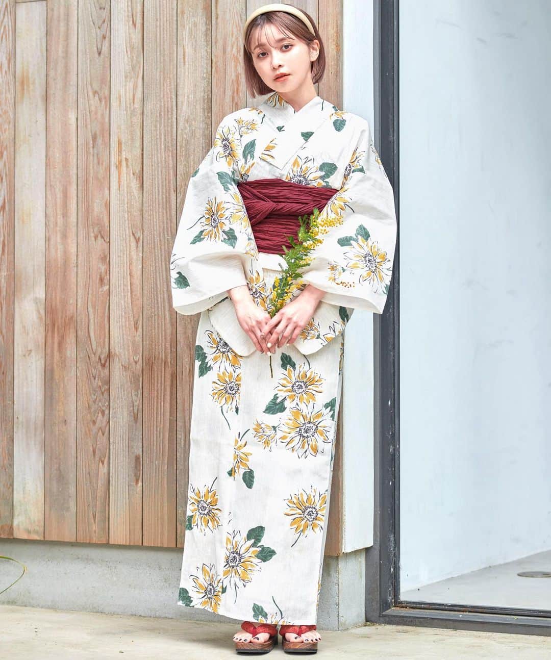 dita ディータ 浴衣 夏色の向日葵しらべ ひまわり Dita 浴衣 夏色の向日葵しらべ ひまわり 向日葵(ひまわり) | Dita