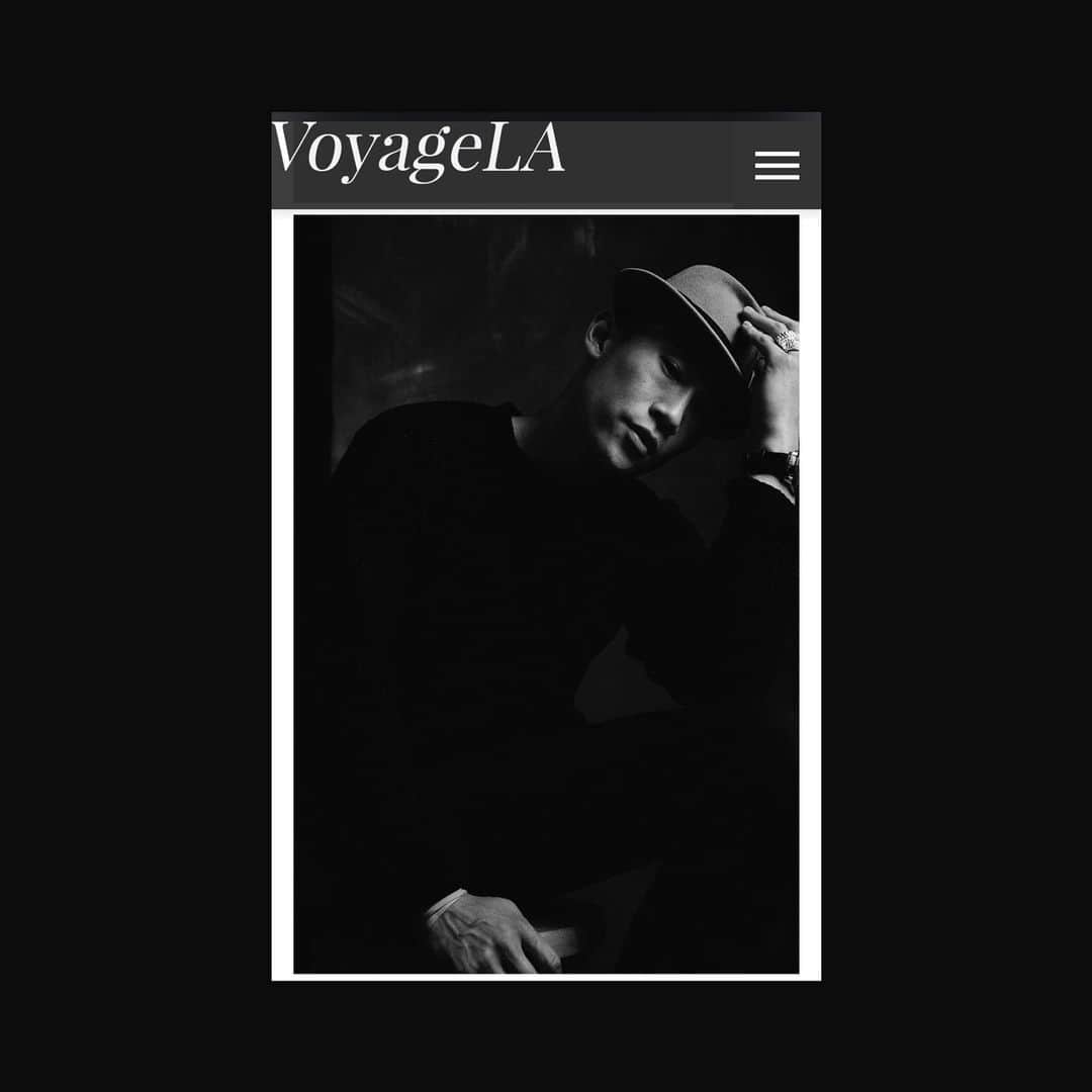 カーティス・ラムのインスタグラム：「Been grinding so hard, my dentist says I even do it in my sleep... 🤌🏼☝🏽❤️‍🔥  Thank you @voyagelamag   Read the interview in my bio ⚡️  #grinddontstop #themarathoncontinues」