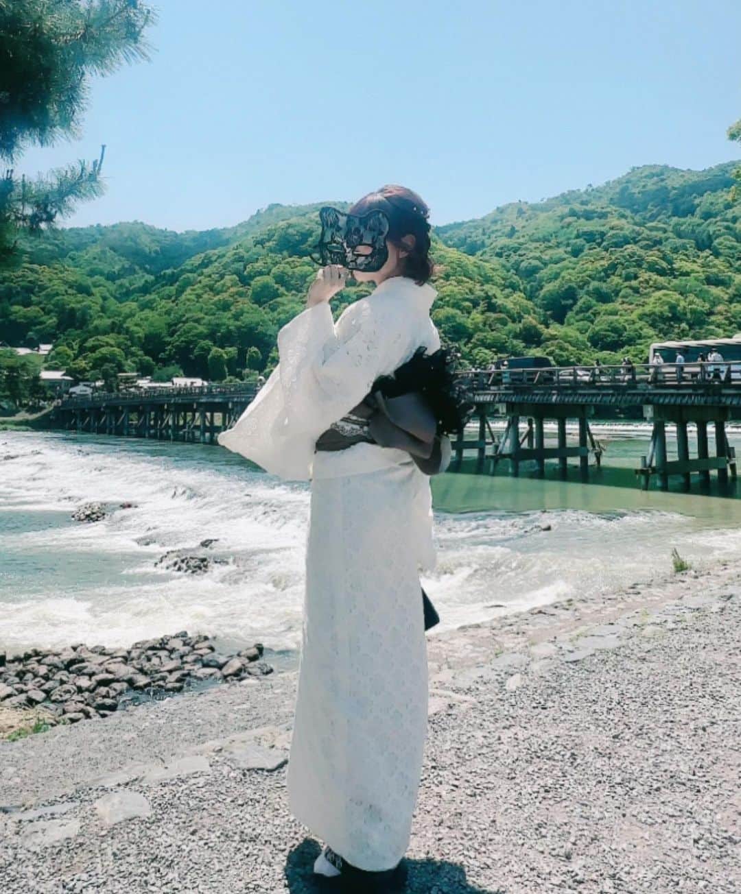 MINAMIさんのインスタグラム写真 - (MINAMIInstagram)「. 京都で着物👘🤍」5月16日 18時10分 - mimi.minami.mimi