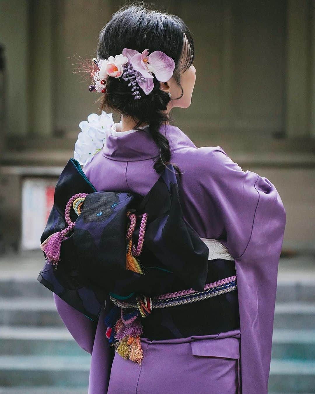王子妃さんのインスタグラム写真 - (王子妃Instagram)「噢！紫妃～💜  👘&📸： @fujihanami_kimono  #着物 #着物レンタル #着物女子 #着物モデル」5月16日 18時28分 - fay198978