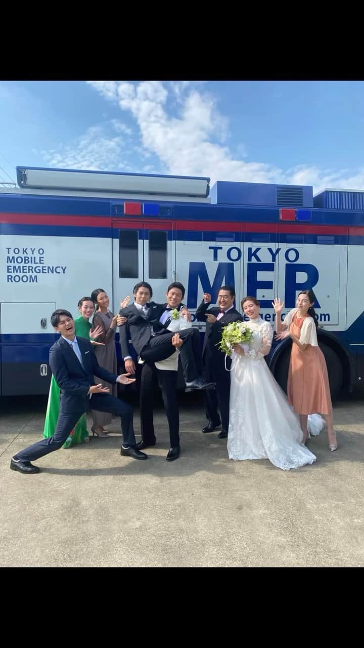 TOKYO MER～走る緊急救命室～のインスタグラム：「勇姿をぜひ映画館で！ 劇場版『TOKYO MER〜走る緊急救命室〜』大ヒット上映中！  Instagramフォロワー30万人突破🎉 ありがとうございます！  #tokyomer #鈴木亮平 #賀来賢人 #中条あやみ #要潤 #小手伸也 #佐野勇斗 #ジェシー #フォンチー / #菜々緒 #杏 / #徳重聡 #古川雄大 #橋本さとし #鶴見辰吾 #仲里依紗 #石田ゆり子」