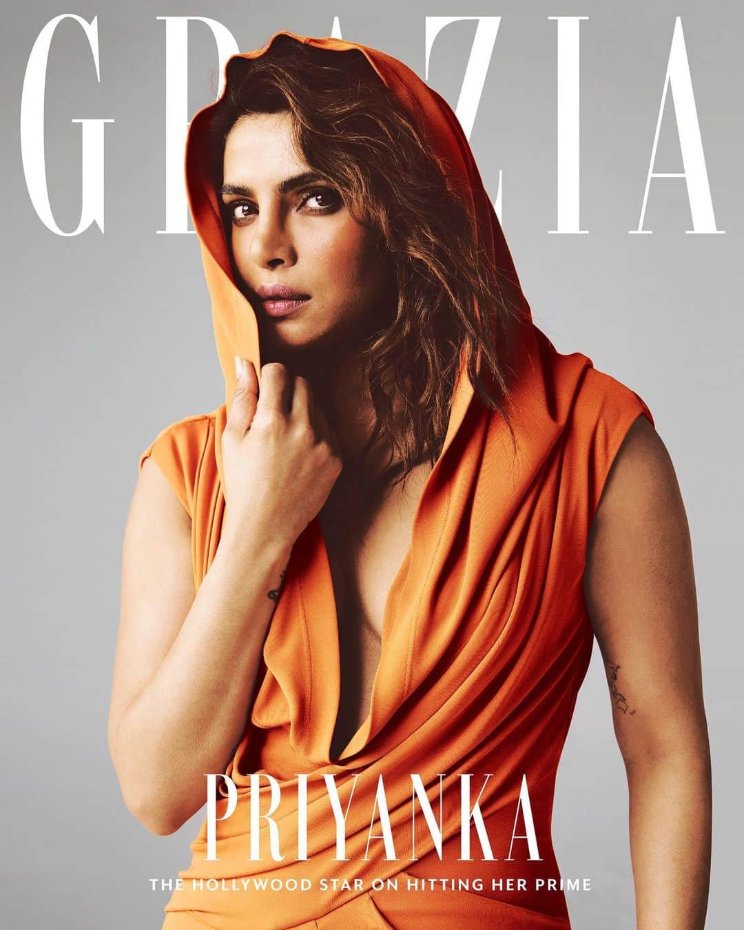 プリヤンカー・チョープラーのインスタグラム：「What a joy to be your global cover star. ❤️ @graziauk  🌎🙏🏽」