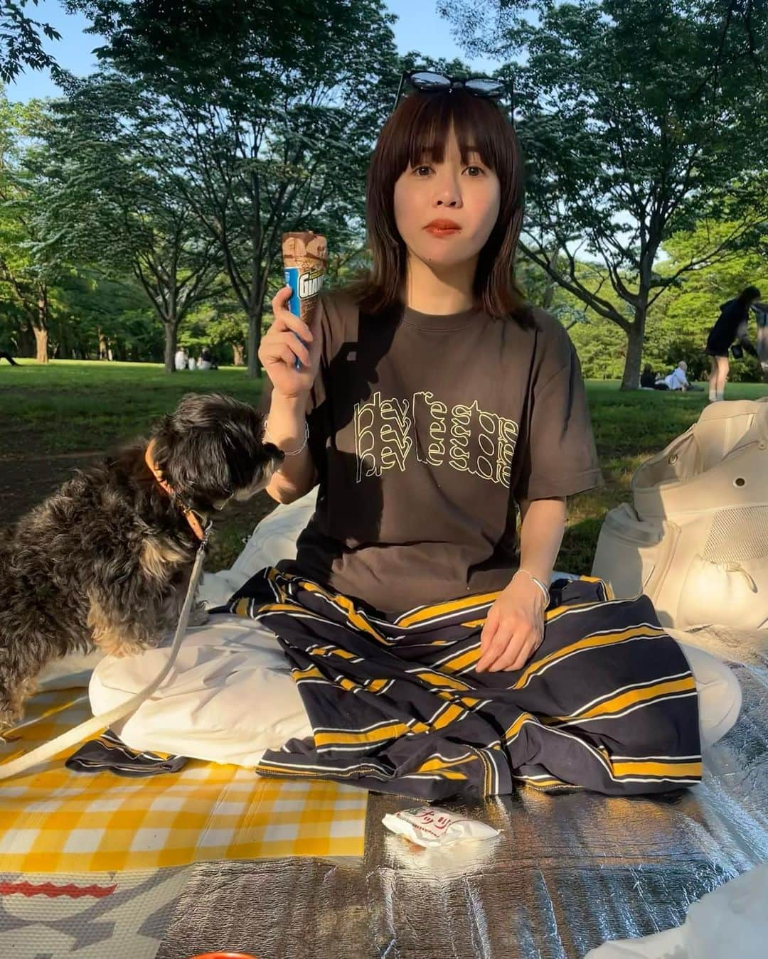 藤沢麻衣さんのインスタグラム写真 - (藤沢麻衣Instagram)「⠀ 🌍🤝📹🦮🌳🎧🧢」5月16日 21時58分 - fujisawamai