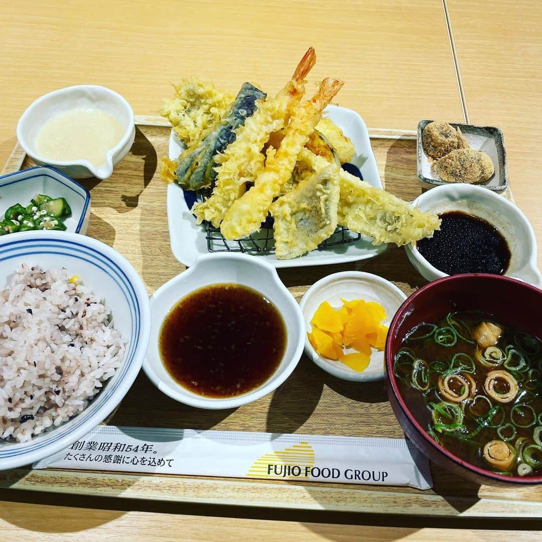 のインスタグラム：「#さいたま市#浦和区#elan#エラン#仕事前に#食事#天ぷら#海鮮御膳」