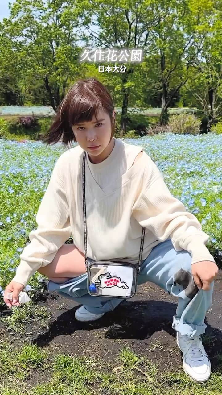 のインスタグラム：「久住滑公園 🌷🌺🌸🌻❤️‍🔥 @junoohknow  #久住花公園 #くじゅう花公園 #竹田 #阿蘇国立公園 #日本 #福岡 #李佳穎 #時刻影像工作室」