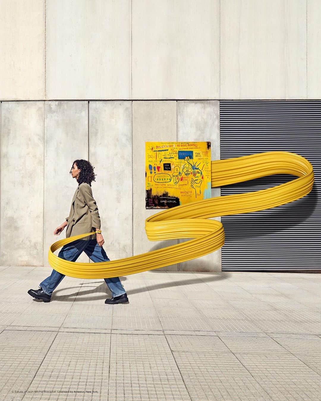 Swatchのインスタグラム：「Stand out from the crowd with this wearable masterpiece #Swatch #SwatchArtJourney #SwatchxBasquiat @basquiatofficial」