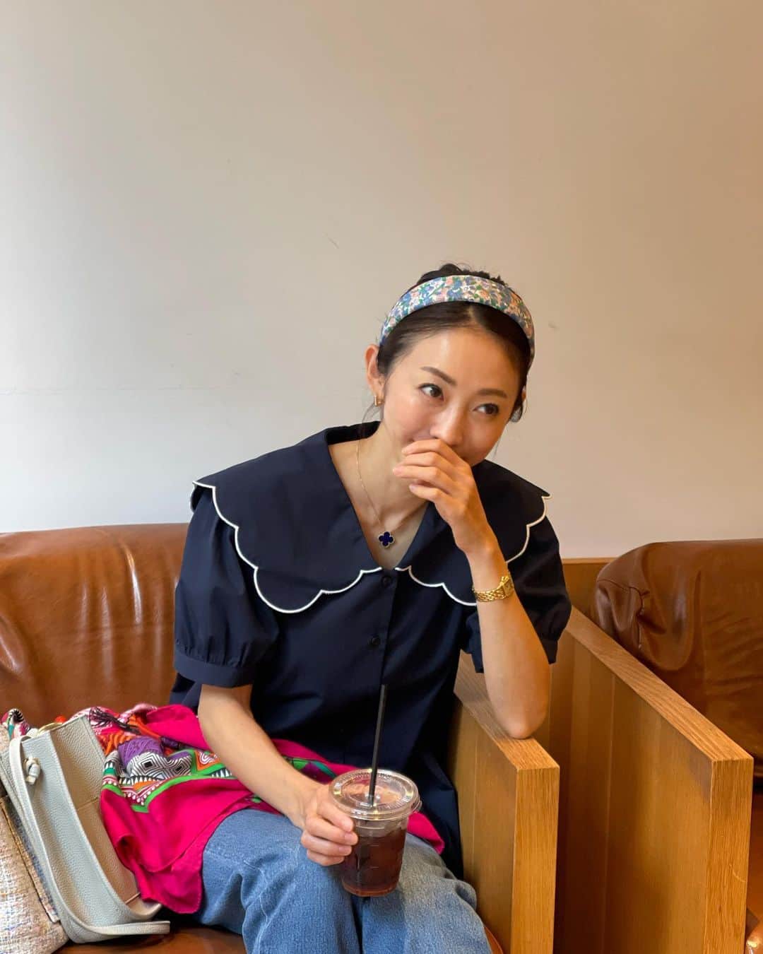 木本泉さんのインスタグラム写真 - (木本泉Instagram)「- ハモニ食堂からのお決まりのカフェ☕️  お昼間だったからなのかな？ ここは韓国？と思うほど９０%韓国の方で韓国語🇰🇷 まるで、韓国のカフェ気分になりました😌  #赤坂カフェ#streamercoffeecompany」5月16日 22時44分 - izumikimoto