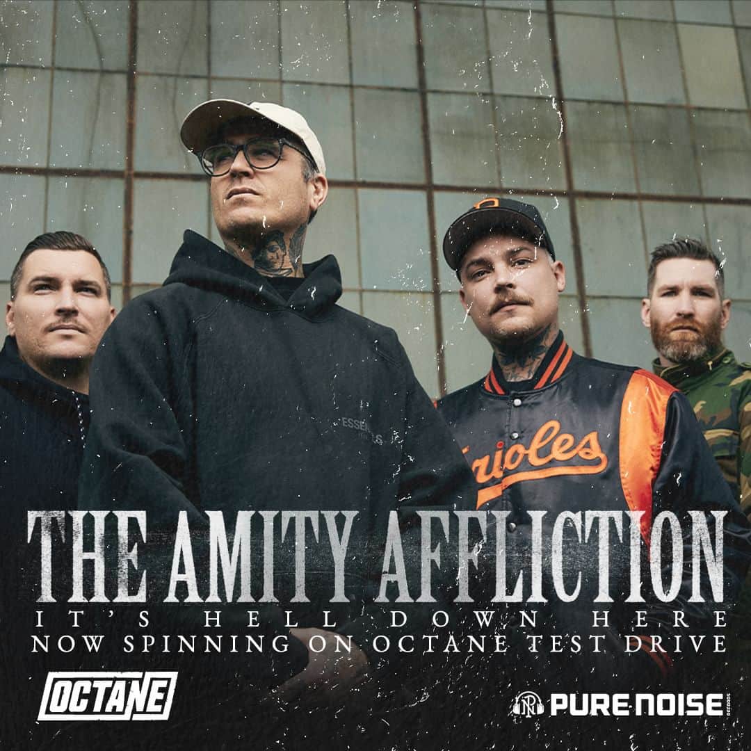 The Amity Afflictionのインスタグラム：「Love listening to us on #OctaneTestDrive?? Let them know! Tweet them, tag them, yell it at them, whatever you've got to do to make sure @sxmoctane knows that you want to keep hearing it 📣👻🎧」