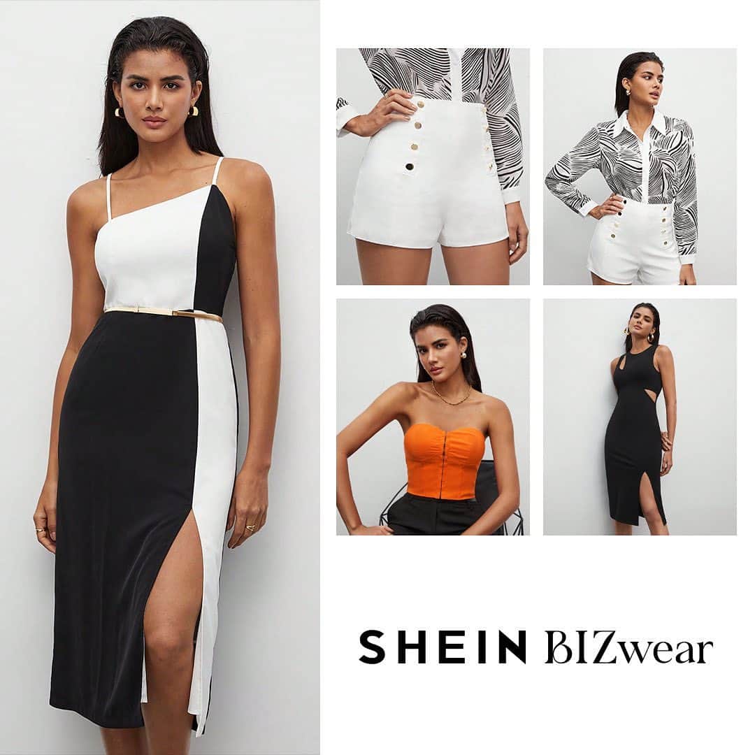 SHEINのインスタグラム：「SHEIN BIZwear: keeping you chic 5 days a week is our full-time job 👩‍💼💫  #BusinessModern #Trendy #OfficeWear #SHEINBIZwear」