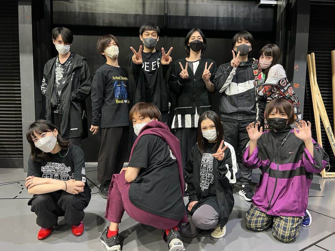 齋藤明里のインスタグラム：「. 文ステ稽古始まりました。 武装探偵社全員集合✒️  #文ステ  #文豪ストレイドッグス」