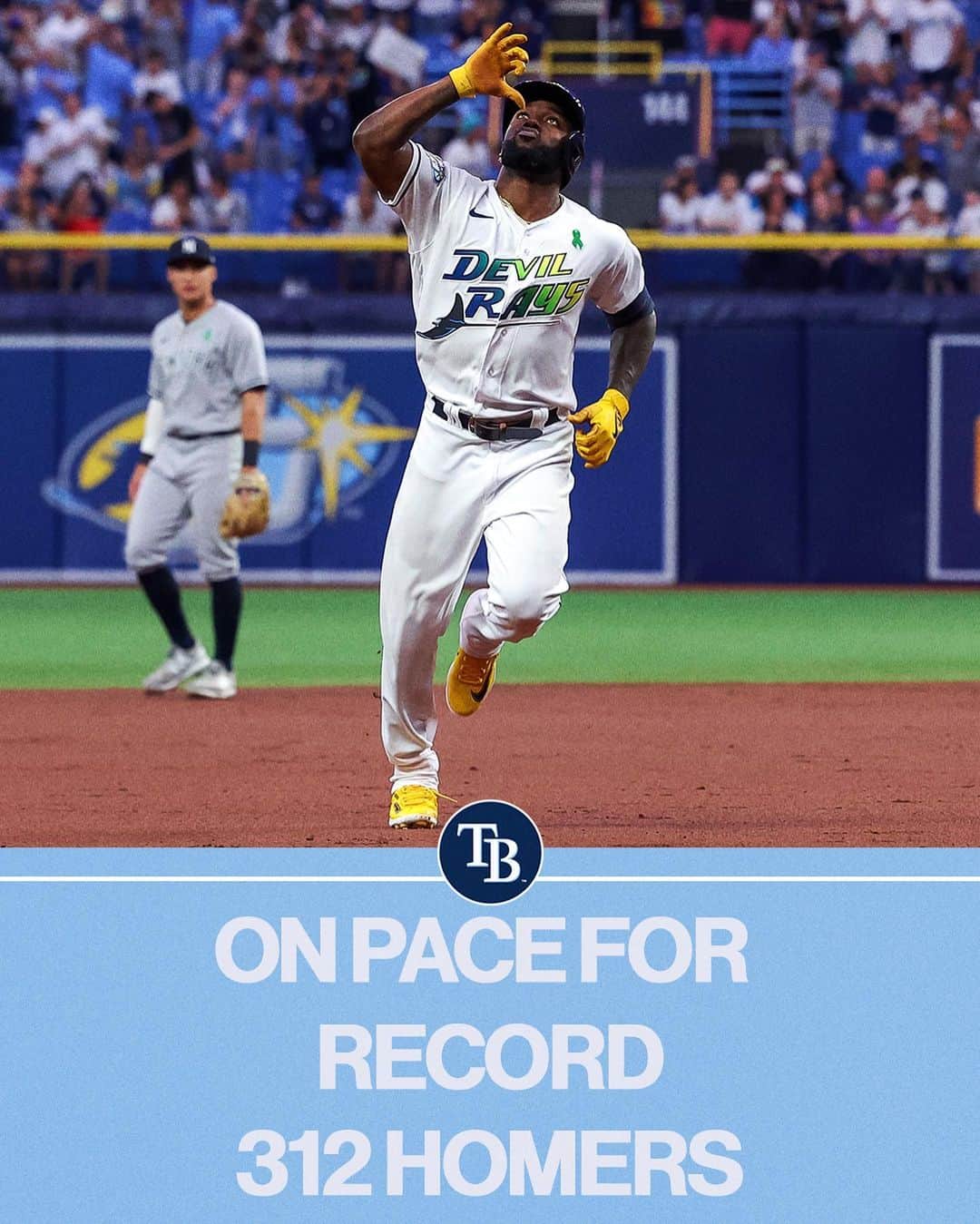 MLBさんのインスタグラム写真 - (MLBInstagram)「Ronald, Rays, Ruiz.  All on pace for massive - even historical - seasons.」5月17日 0時26分 - mlb