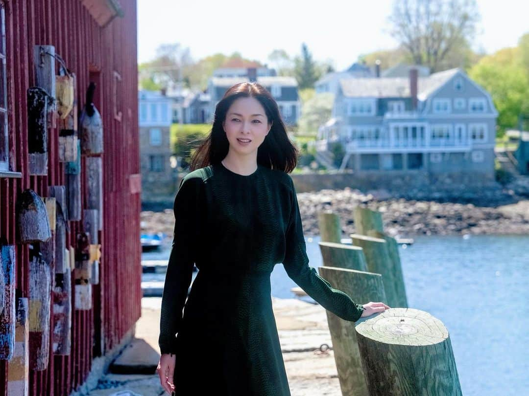 川原亜矢子のインスタグラム：「Rockportというリゾート地 #massachusetts #movie #theproposal #ロックポート #港町 #映画 #あなたは私の婿になる #サンドラブロック #ロケ地」