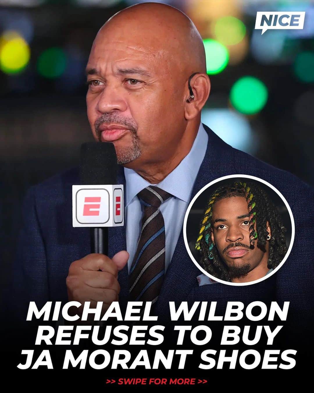 Nice Kicksさんのインスタグラム写真 - (Nice KicksInstagram)「After another IG Live video of Ja Morant’s allegedly holding a gun surfaced online, ESPN’s Michael Wilbon says his son is not allowed to have Ja Morant’s Nike Ja 1 sneaker 😳 Is Wilbon right or should Ja Morant be allowed to dance on IG Live with his piece in peace? 🤔」5月17日 2時58分 - nicekicks