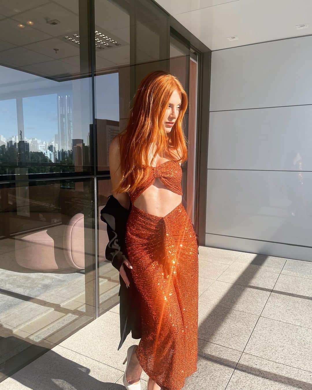 マリ・マリアのインスタグラム：「Orange time 🧡」
