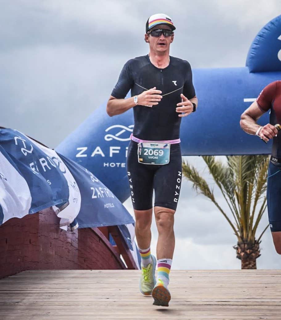 ルーカス・オルドネスのインスタグラム：「🏃‍♂️ RUN 21km ⏱️ 1h 46m 34s ⚡️05:05min/km 🏁P128th M35-39  @ironmantri Alcudia-Mallorca @226ers」