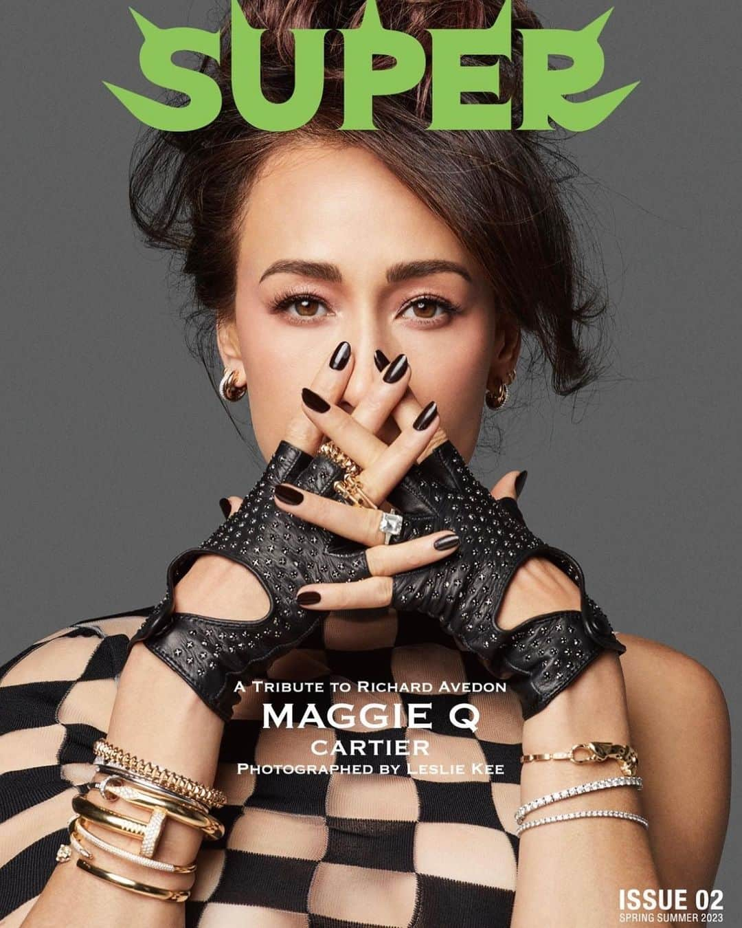 マギー・Qさんのインスタグラム写真 - (マギー・QInstagram)「Honored and grateful to be featured on the cover of @supermagazinenyc 2023SS issue 02💖  Thank you to the dream team who brought this to life!   Photographed by @lesliekeesuper  Styling by @iamlindsayflores  Hair by @saratess  Makeup by @jorge__monroy  Filmed & edited by @johnpatrickmedia  Photo Assistant @edwardkwendt  Styling Assistant @sona.guekguezian  Extra Wardrobe support @starburleigh @amana_re Photo Retouching by Fight Club Location @dfla_studio @evanduning Special thanks: @romanyoung @thenomaddamon Wardrobe @chenpengstudio, Victoria Beckham Jewelry: @cartier   @x8_gallery @asahi_fashion」5月17日 6時11分 - maggieq