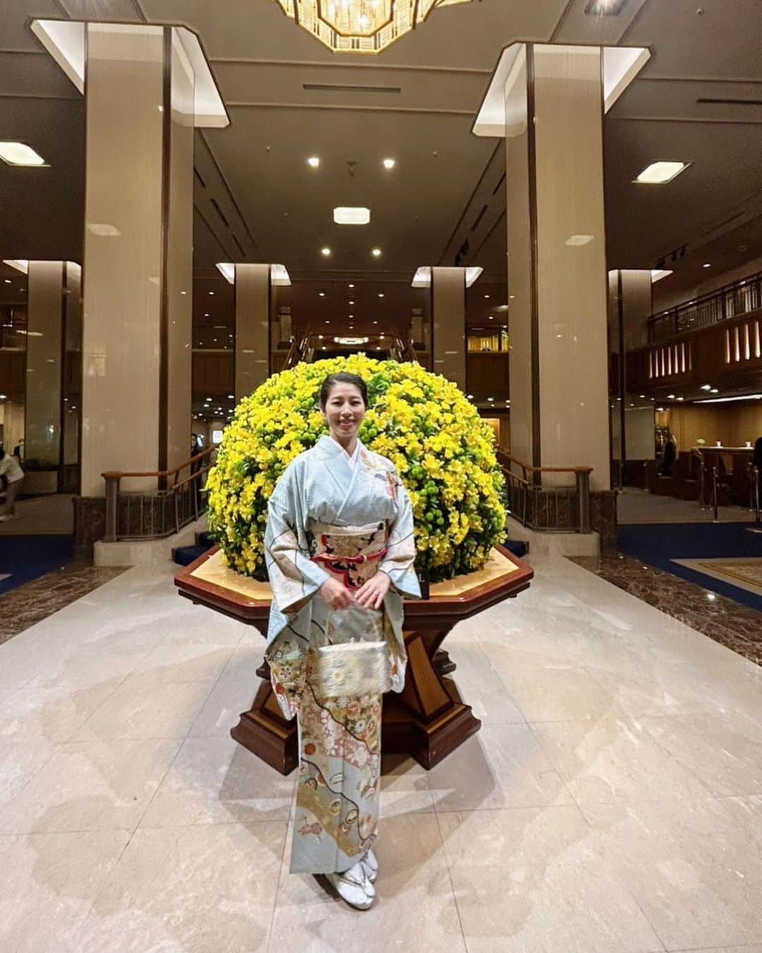 日高大地さんのインスタグラム写真 - (日高大地Instagram)「お着物記録👘  友人の結婚式にて。 春うららな季節の結婚式でしたので、爽やかに水色のお着物で参列しました😊 神前式ではなんと私達の式も担当してくださった同じ介添さんでびっくり✨ 嬉しいご縁でした❣️」5月17日 11時46分 - yoko92hidaka