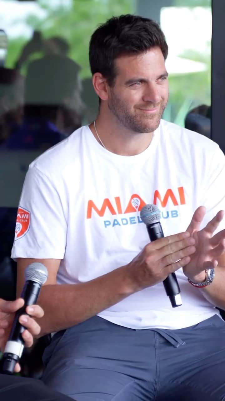 フアン・マルティン・デル・ポトロのインスタグラム：「This weekend was epic! The birth of a club, the birth of a league. What a great performance from the players. I am so proud to be part of Miami Padel Club. @propadelleague @miapadelclub #miamipadelclub」