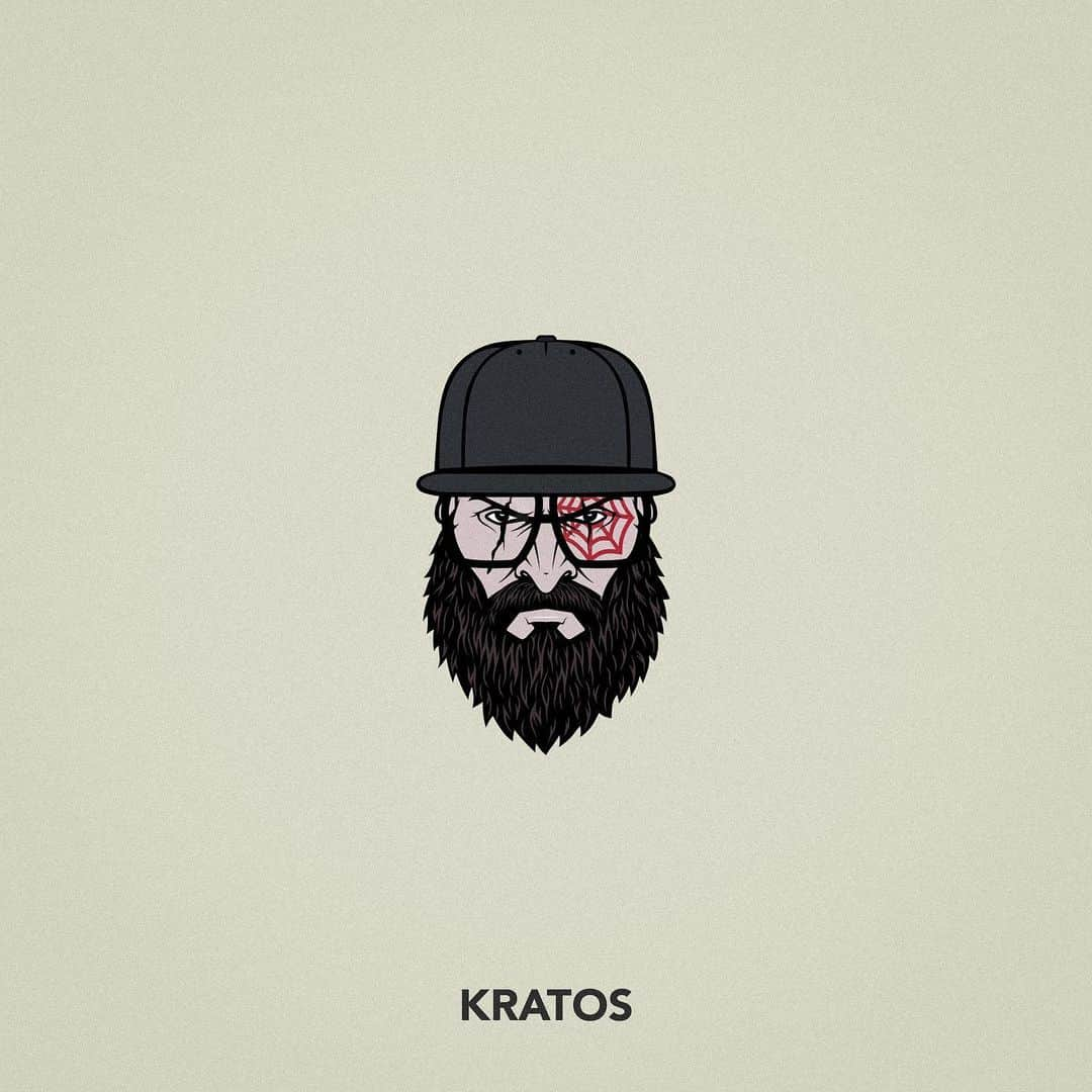 クリス・ウェビーのインスタグラム：「TONIGHT at midnight the #GodOfTour is back from his Canadian quest and dropping the first #WebbyWednesday of 2023 !!  Tune in for some mythological bars in the new track #Kratos ⚔️🕸」