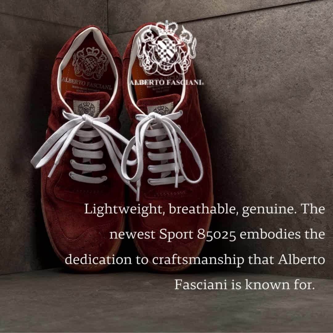 アルベルトファッシャーニのインスタグラム：「Lightweight, breathable, genuine. The newest Sport 85025 embodies the dedication to craftsmanship that Alberto Fasciani is known for.⁠ ⁠ Discover more online & in stores:⁠ www.albertofasciani.it⁠ ⁠ #musthave #men #sneakers」