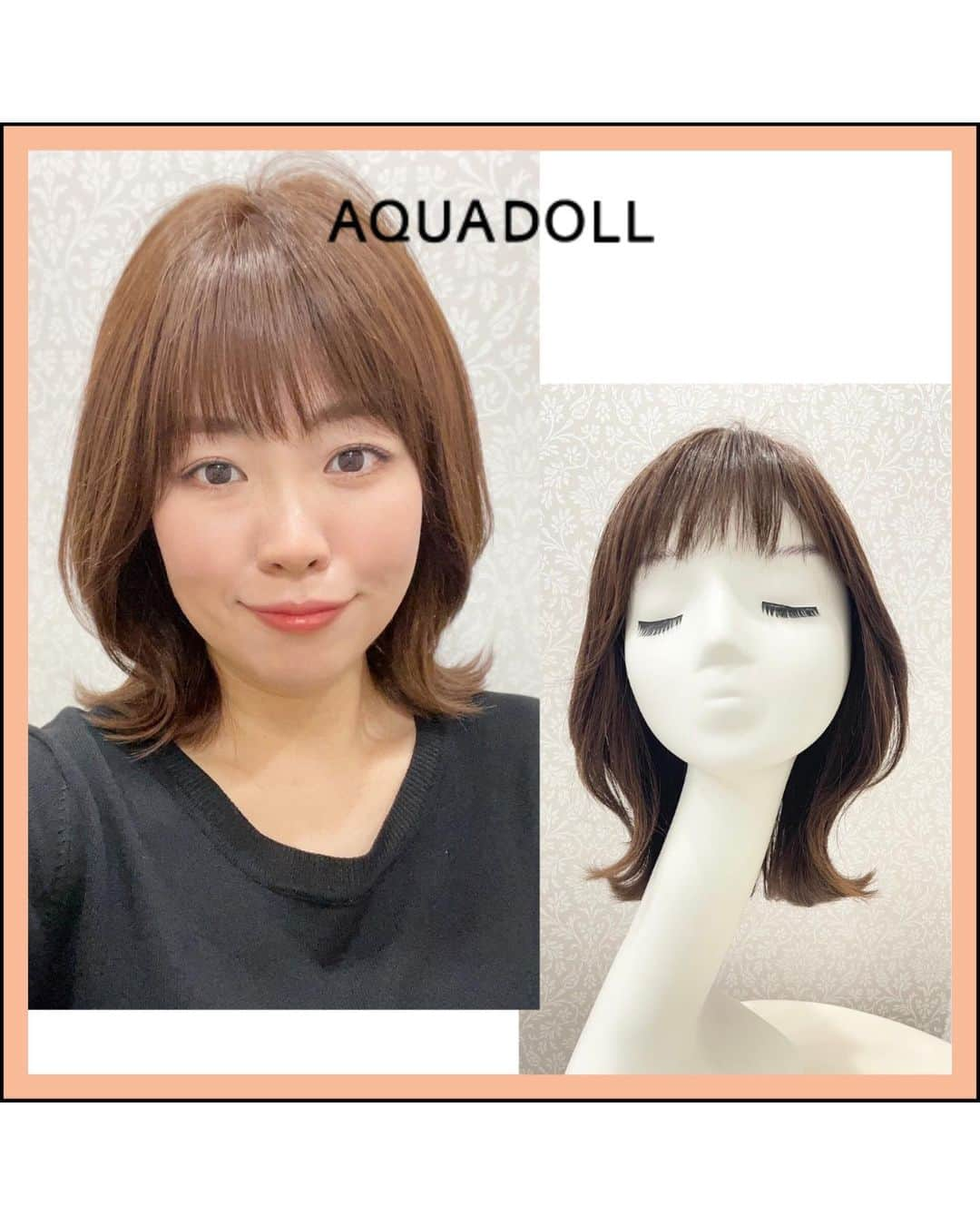 AQUADOLL アクアドールウィッグのインスタグラム