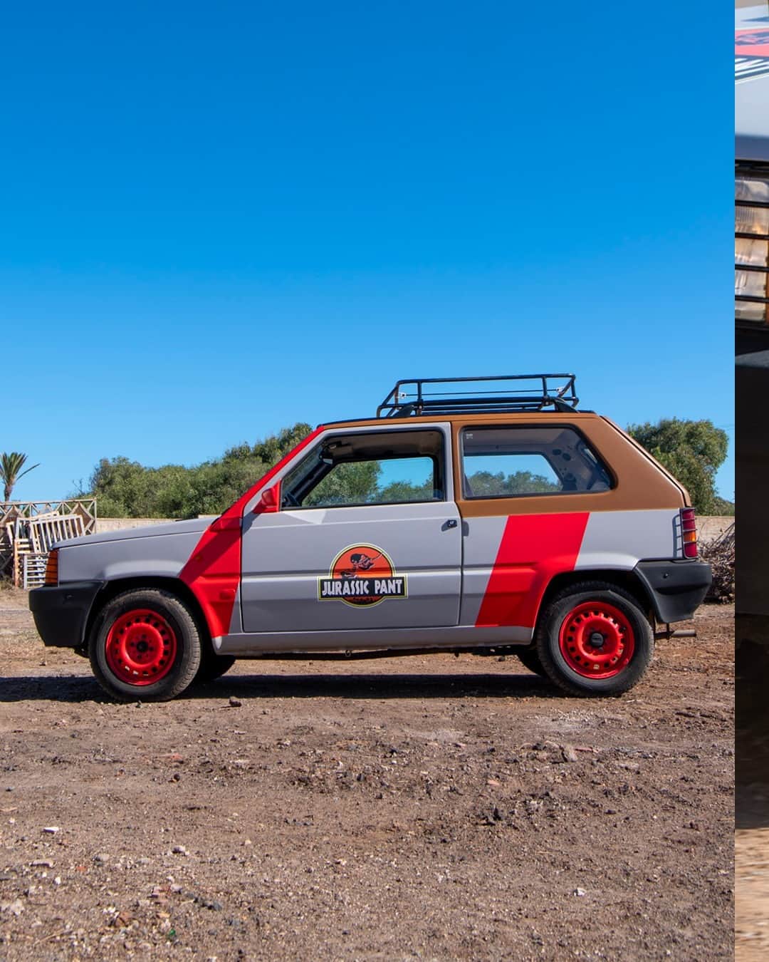 Fiat のインスタグラム：「Discover its origin by jumping onboard Tonino’s Jurassic Pant in the Pandelleria docufilm. Link in bio. #Pandelleria​」