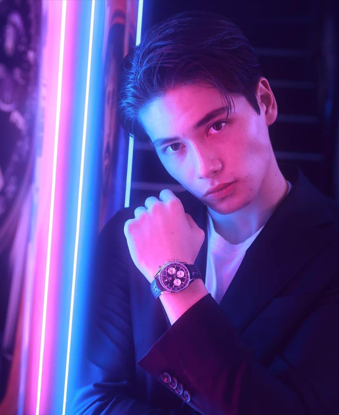 SEANのインスタグラム：「TAG HEUER CARRERA 60th Anniversary!!!  Short Film Premier JAPAN EVENT🏎️🏎️🏎️  @tagheuer のアイコンウォッチ「タグ・ホイヤー カレラ」の60周年を祝して期間限定のイベントを一足先に体験してきました！  #TAGHeuerCarrera60 #ryangosling 💙」