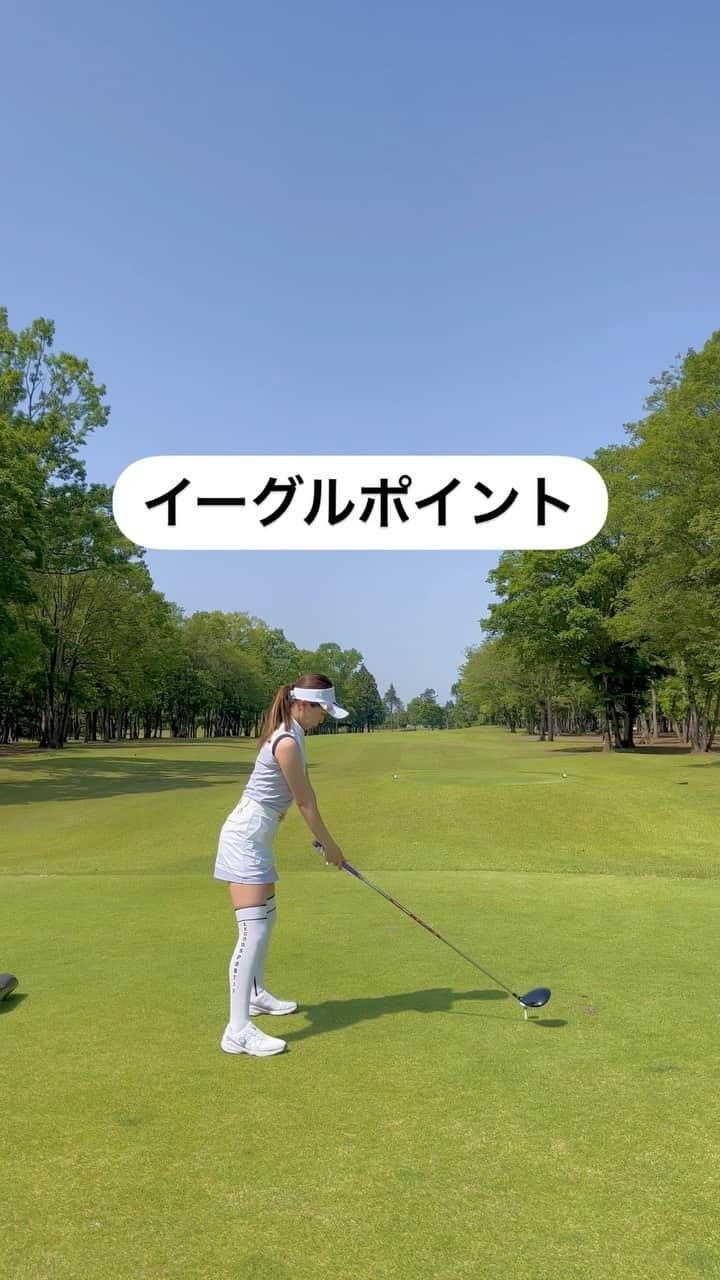 萩原菜乃花のインスタグラム：「イーグルポイント⛳️ 今日はすごく暑かったけど カートが乗り入れ可だったから全然疲れなかった🫶 2ラウンド行けそうなくらいだった😂笑  最近ドライバーが調子良くてうれしい♡  #イーグルポイントゴルフクラブ#ゴルフ動画#ゴルフスイング#スイング動画#ドライバー#ゴルフ#ゴルフ女子#ゴルフ男子#ゴルフウェア#ゴルフコーデ#ラウンド#golf#golfswing」