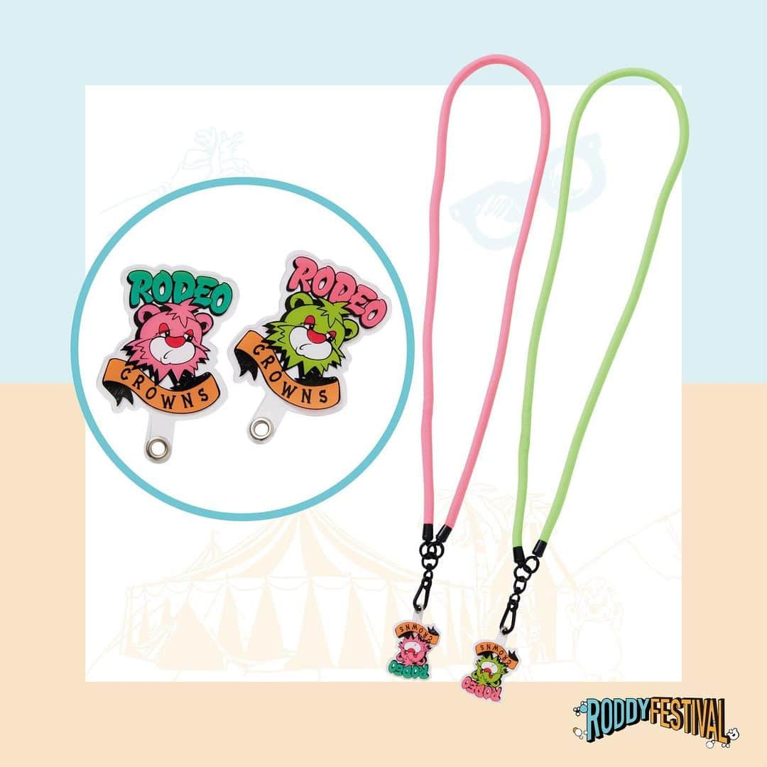 ロデオクラウンさんのインスタグラム写真 - (ロデオクラウンInstagram)「#RCWB#RODEOCROWNS RODDY FESTIVAL LIMITED ITEMS ▶5/22(MON) 販売スタート ━━━━━━━━━━━━━━━━━━━━━━ ネオンカラーのロープとリミテッドデザインの ROODYモチーフがとっても可愛いデザインの ショルダーストラップ♡ スタイリングのポイントにもなるアイテムです！  R BD SHOULDER STRAP (420GSY56-087R) PNK_LIME SIZE：F ￥2,750(税込) ━━━━━━━━━━━━━━━━━━━━━━ #RODEOCROWNSWIDEBOWL #RODDYFESTIVAL #RODDYBIRTHDAY #ショルダーストラップ」5月17日 12時00分 - rodeocrowns_official