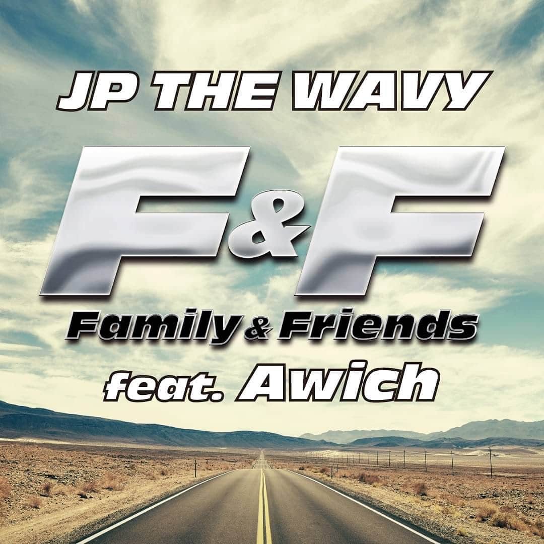 JP THE WAVYのインスタグラム：「映画ワイルドスピード/ファイヤーブーストの日本版イメージソングに新曲 「F&F(Family&Friends)feat. Awich」 が決定しました🌊🏎️ 前作に続き今回もFast&Furiousシリーズに関われて嬉しいです🙏🏻🔥  My song is on Fast&Furious japanese dubbed version!! Japan image song🏎️🇯🇵」