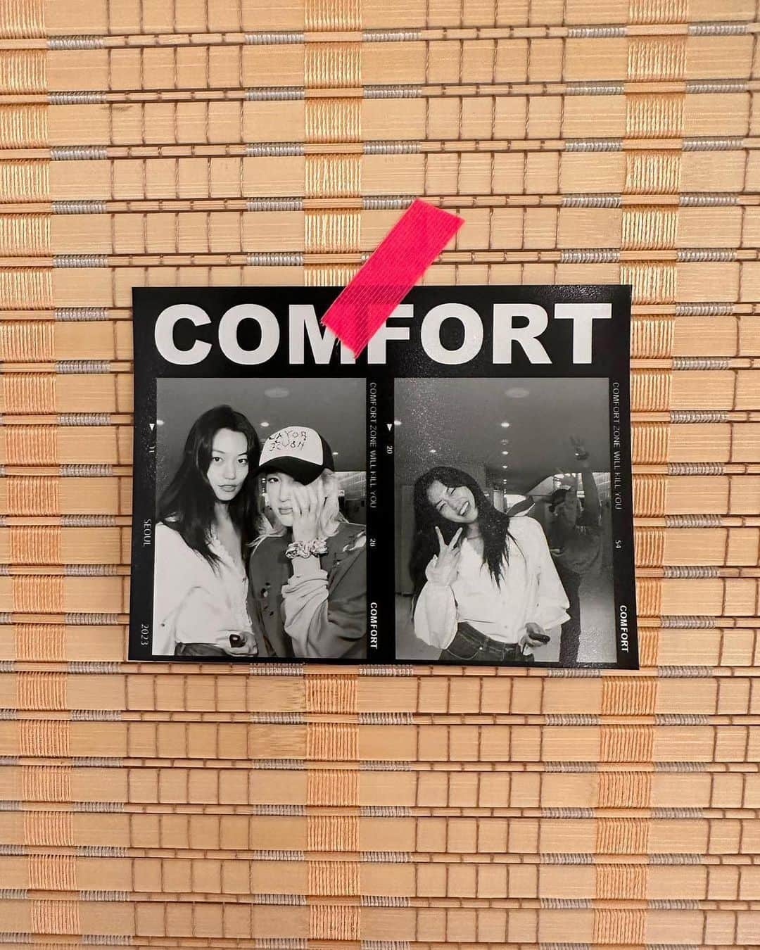 キム・ドヨンさんのインスタグラム写真 - (キム・ドヨンInstagram)「Comfort Seoul Instagram update with Doyeon & Somi 🤍」5月17日 12時56分 - weme.doyeon