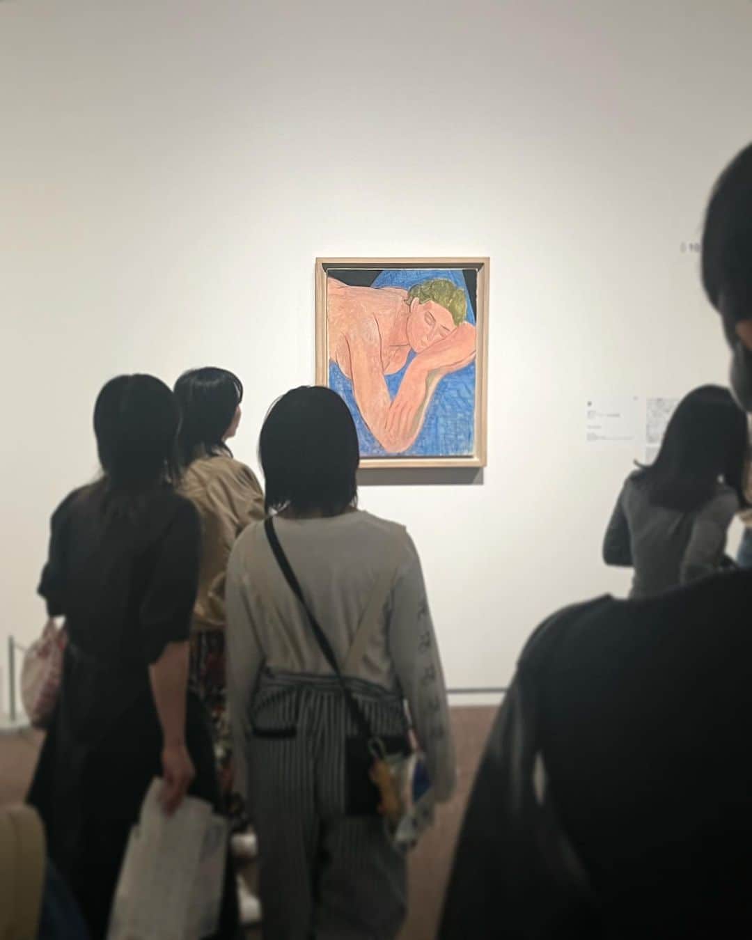 広瀬未花のインスタグラム：「本能から発せられる情熱的な色彩の美しさと、造形美への探求心を感じたマティス展。  フォーヴィスム（野獣派）の代表的な存在で、モダン・アートの歴史に大きな影響を与えた画家、アンリ・マティス。  感覚にダイレクトに飛び込んでくる ようなピュアな色彩と線には引き込まれますね。 特に、マティスを象徴する赤と青は やっぱり印象的でした。 心情のレイヤーのように、何層にも重ねられていて複雑な色で綺麗だったな。  追求・探究心による冒険こそが 人間らしさだと感じた素敵な展示でした♪  ちなみに、しっかりオーディオ聴きたい派です。 上白石萌歌さんの優しい声で癒されました♡  (写真はOKだった数点で、ほんの一部。)  #マティス展」