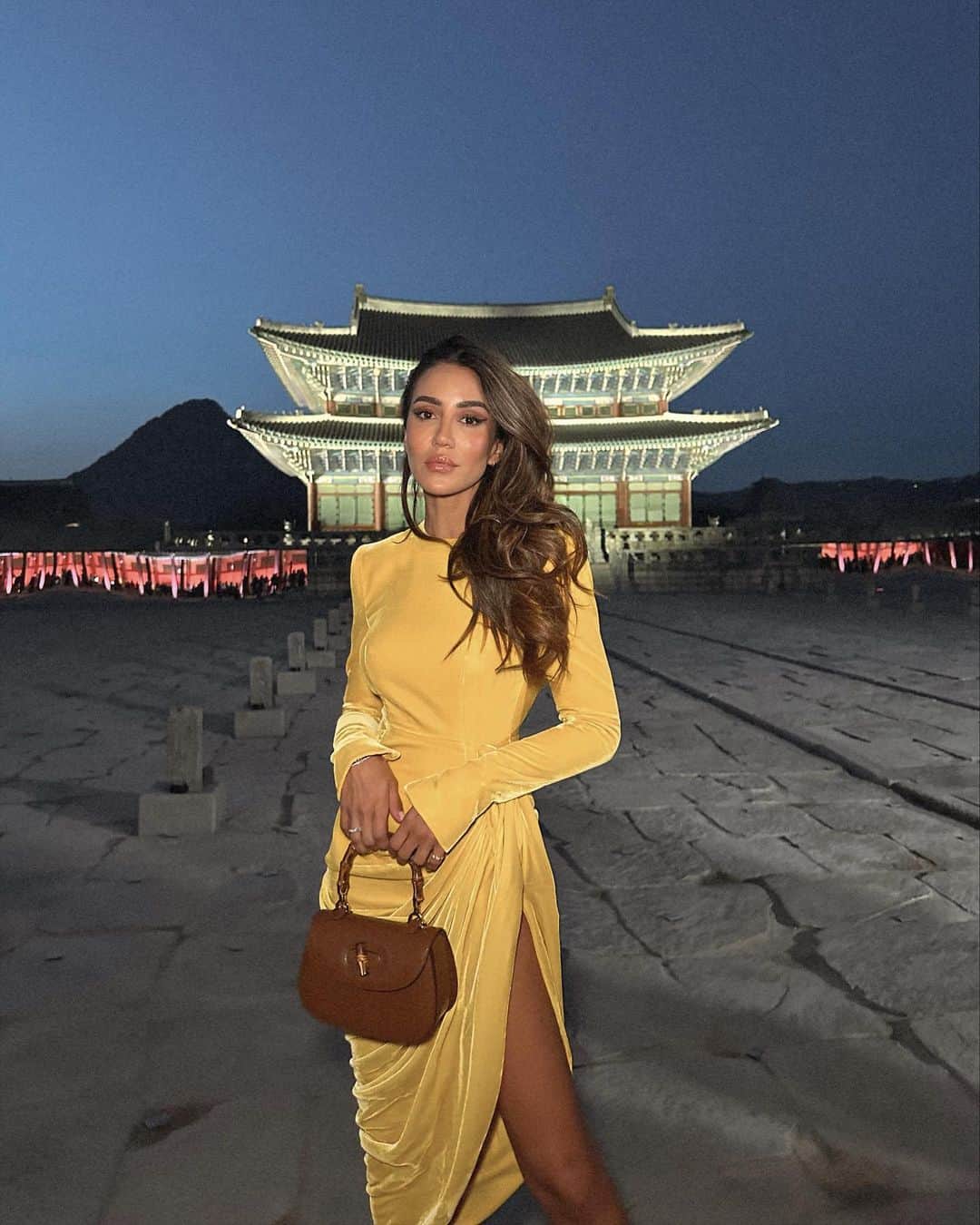 Tamara Kalinicのインスタグラム：「We came we saw @gucci Cruise in Seoul 🇰🇷 #guccicruise24」