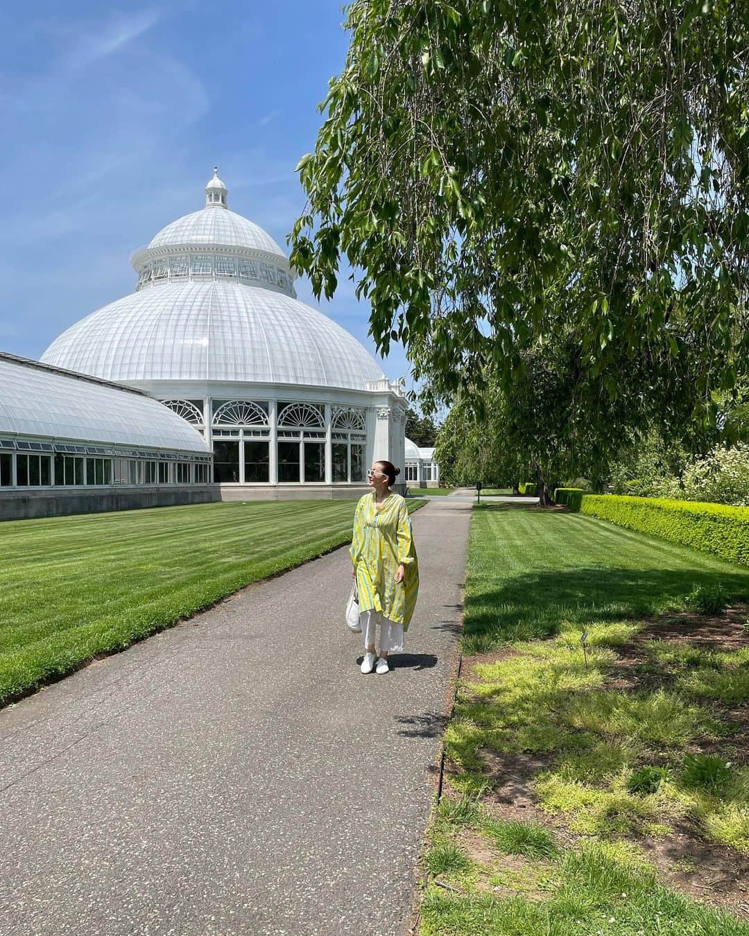 桐島かれんのインスタグラム：「ブロンクスにあるボタニカル・ガーデン。 #ニューヨーク#NYBG#newyorkbotanicalgarden」
