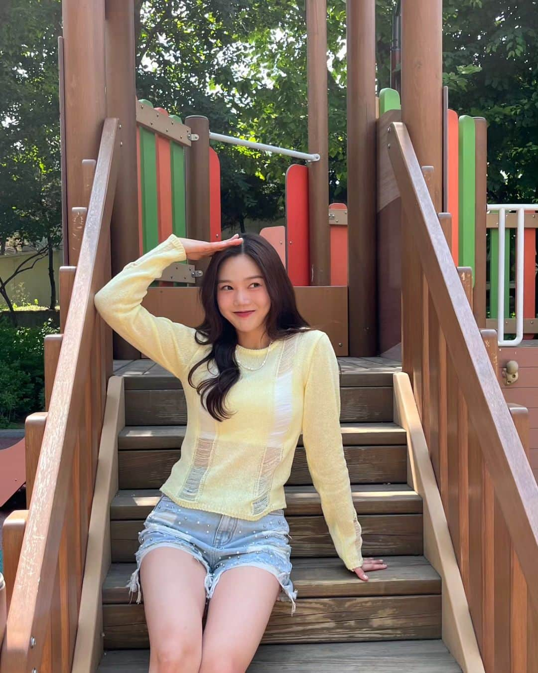 ヒョジョンさんのインスタグラム写真 - (ヒョジョンInstagram)「🌼🌻🌤️🥞💛」5月17日 17時45分 - candyz_hyojung