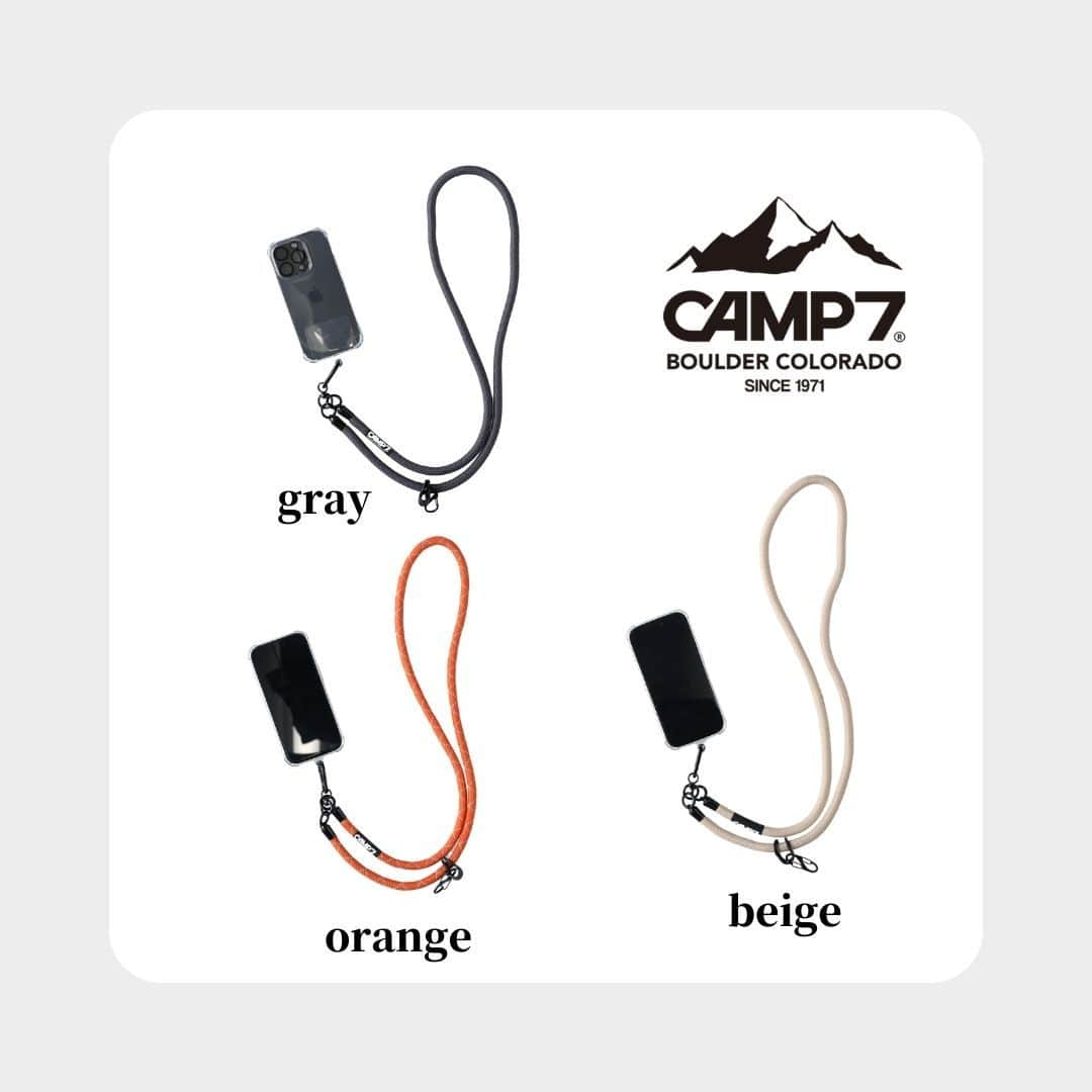 Right-onさんのインスタグラム写真 - (Right-onInstagram)「. \CAMP7のスマホストラップ/ 今や定番のスマホストラップはどんなお洋服にもあわやすいシンプルな太ロープ仕様のストラップです。キーホルダーや鍵も掛けられるカラビナ付きです。 片掛けで両手が空くのでデイリーからレジャーまでさまざまなシーンで活躍します。  ※チップホルダーを通して装着する為、充電口カバータイプのケースでご使用ください。 ※オープンタイプのケースではご使用いただけません。  ストラップ：ポリエステル100%、金具：合金、カード：塩化ビニル樹脂  【品番】CP444180217  #ライトオン #righton #camp7 #fashiongoods #fashionitems #outdoor #outdooritem #スマホストラップ #ファッション小物 #ファッション雑貨 #ファッショングッズ #アウトドアアイテム #アウトドア」5月17日 18時00分 - righton_pr