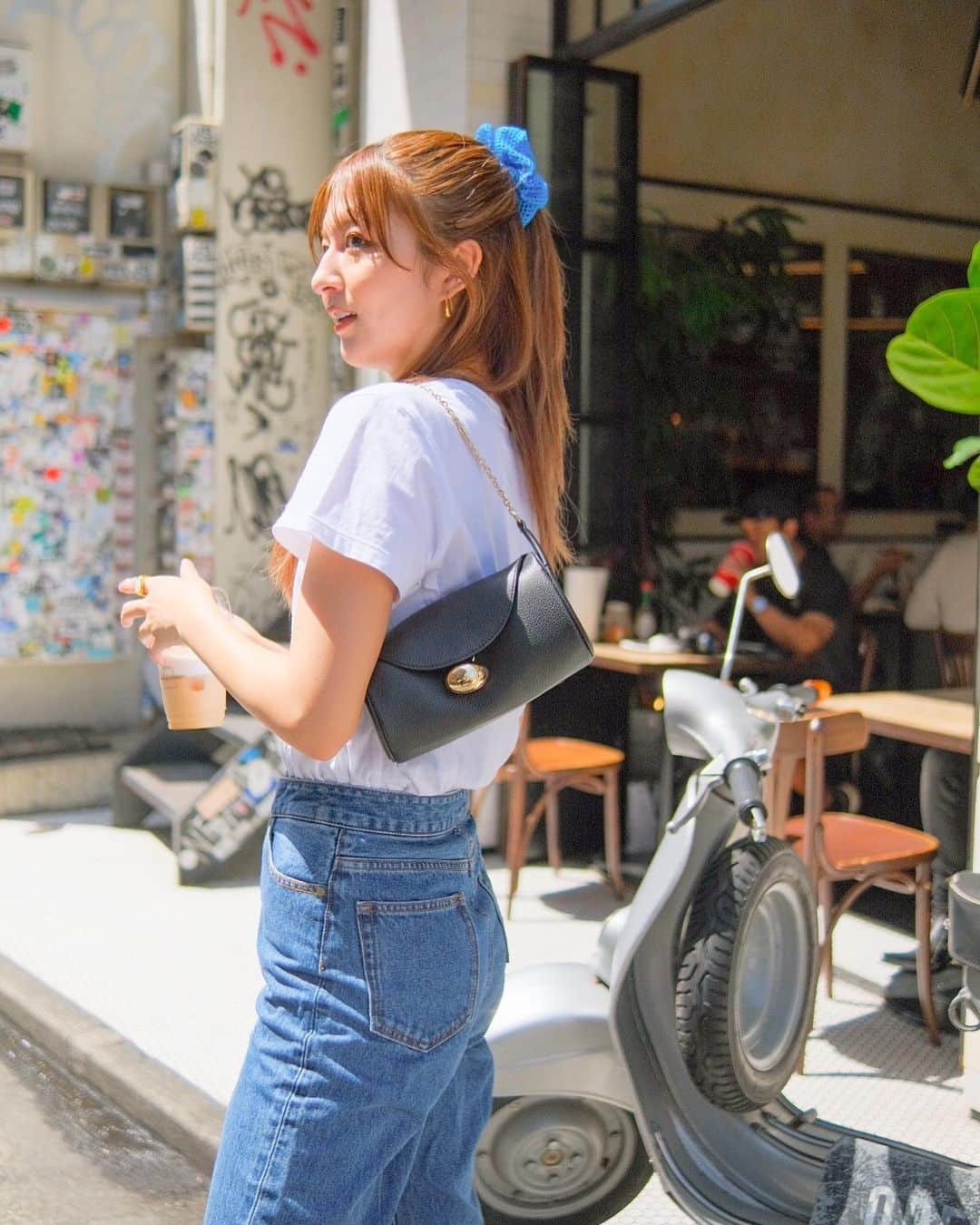 市野莉佳さんのインスタグラム写真 - (市野莉佳Instagram)「. new bag 🧳🩵 @cafune.official  最近、カバンずっと一緒の使ってたから 新しいの嬉しい~ !! . #mycafune #カフネバッグ #bag #ファッション #夏服 #夏コーデ #コーデ #ヘアアレンジ #鞄 #fashion #ootd #instagood」5月17日 18時53分 - ichirika_62