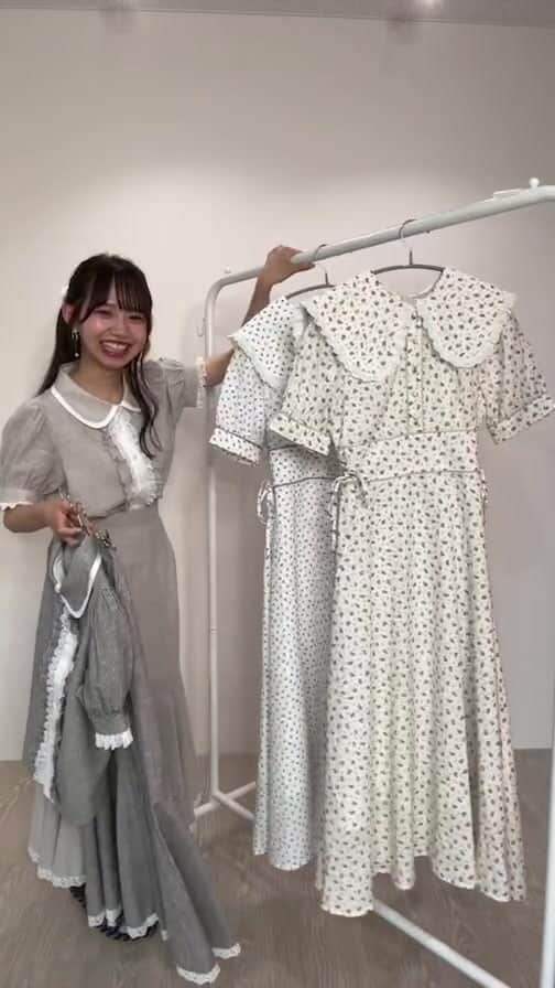 畑美紗起のインスタグラム：「畑美紗起✖️evelyn  🤍フラワーコットンOP ¥11,000(taxin)【PI/BU】  🤍コットンマーメイドセット ¥11,800(taxin)【IGY/BK】  ５月１９日(金)〜 ♡ラフォーレ原宿店 ♡HEPFIVE大阪店 にて先行発売開始予定！！  🧸イベントについて💞  コラボ服1点につき1回写真撮影ができます！ チェキ・スマホのどちらかで 2ショット、1ショットのどちらか可能となります📸  ○ ２０２３年５月２０日(土) ラフォーレ原宿店 ①部 １４：００- / ②部 １６：００-  ○ ２０２３年５月２７日(土) HEP FIVE大阪店 ①部 １４：００- / ②部 １６：００-  事前購入されたお客様はイベント当日、 お買い上げレシートと整理券予約完了画面をスタッフにご提示ください。 確認が取れ次第整理券をお渡しいたします。  当日ご購入されるお客様は、イベント開始時間までに、 商品購入と整理券の受け取りをお願い致します。  整理券のご予約はURLから weardept.com/?page_id=510  たくさんの方にお洋服着ていただけたらうれしいな！ イベントでみんなに会えるのまってます🕊️  #evelyn #畑美紗起」