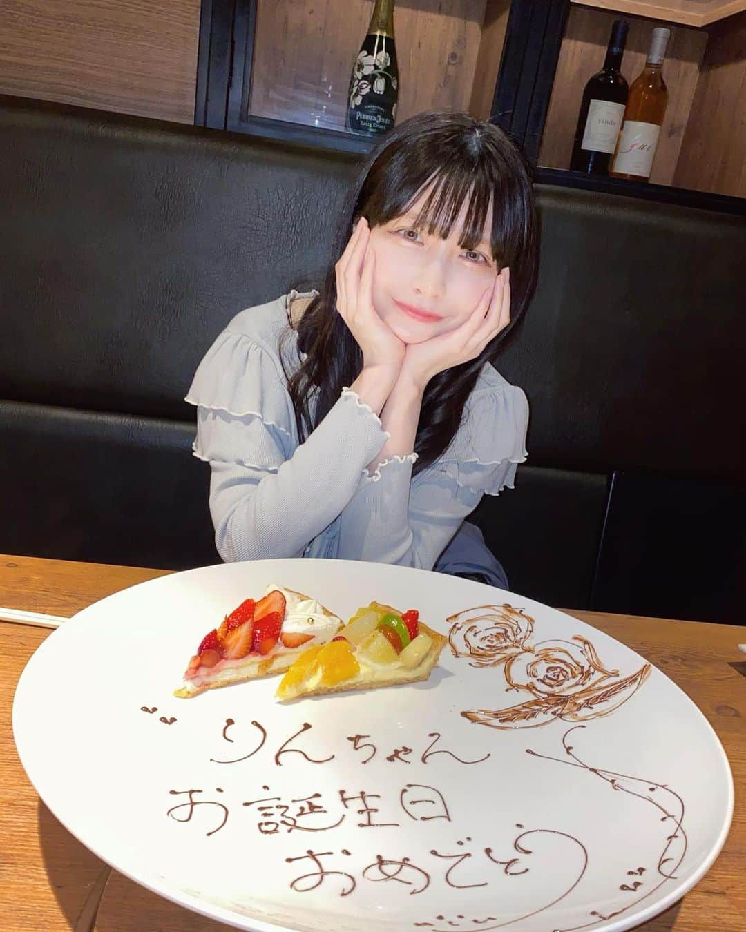 宮内凛さんのインスタグラム写真 - (宮内凛Instagram)「. . 大好きなお友達に出会えて幸せだぁ🎂」5月17日 19時10分 - miyauchi_rin