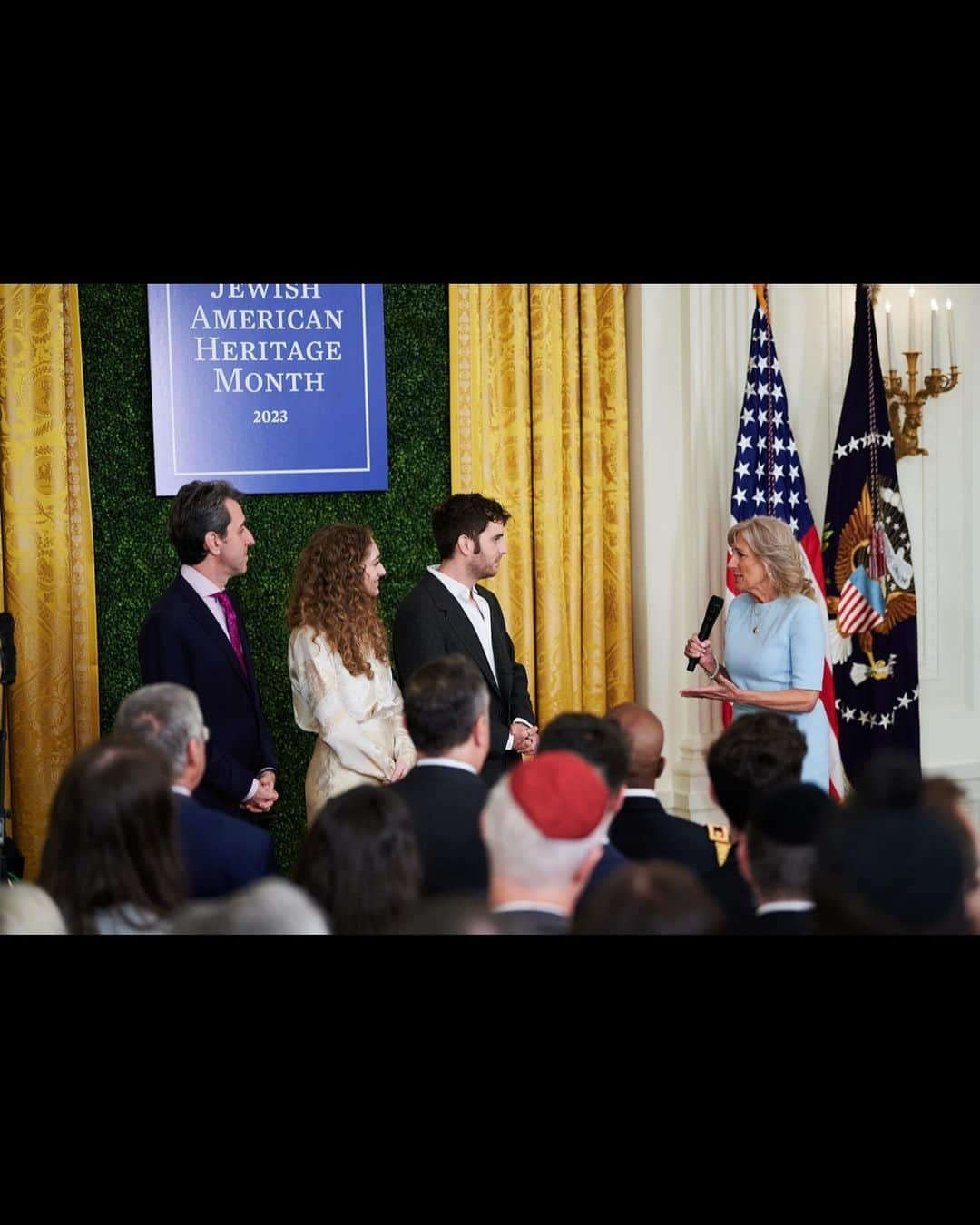 ベン・プラットさんのインスタグラム写真 - (ベン・プラットInstagram)「such an honor to represent @paradebway and perform for Jewish American Heritage Month at the White House 🔯💕」5月18日 6時19分 - bensplatt