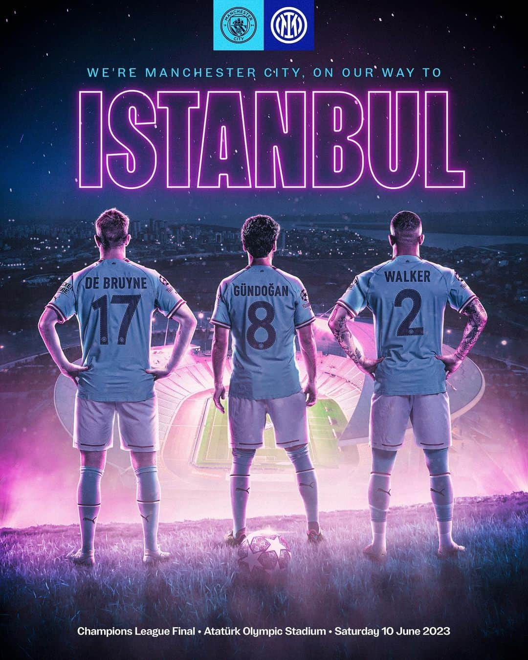 マンチェスター・シティFCさんのインスタグラム写真 - (マンチェスター・シティFCInstagram)「WE’RE ON OUR WAY TO ISTANBUL!!!!」5月18日 6時02分 - mancity