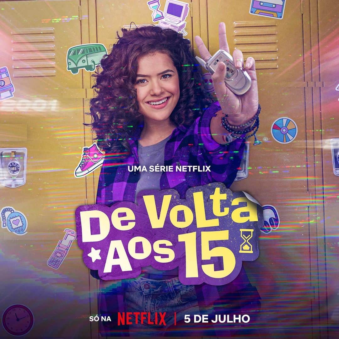 Maisa Silvaのインスタグラム：「AAAAA anitah_malukah2006 invadindo aqui pra dizer que: finalmente temos data de estreia da 2ª temporada de De Volta Aos 15!! Já coloquem no calendário: DIA 5 DE JULHO é dia de maratonar. Vai ter muita nostalgia, crushes, tretas... VEM AÍ!!!」