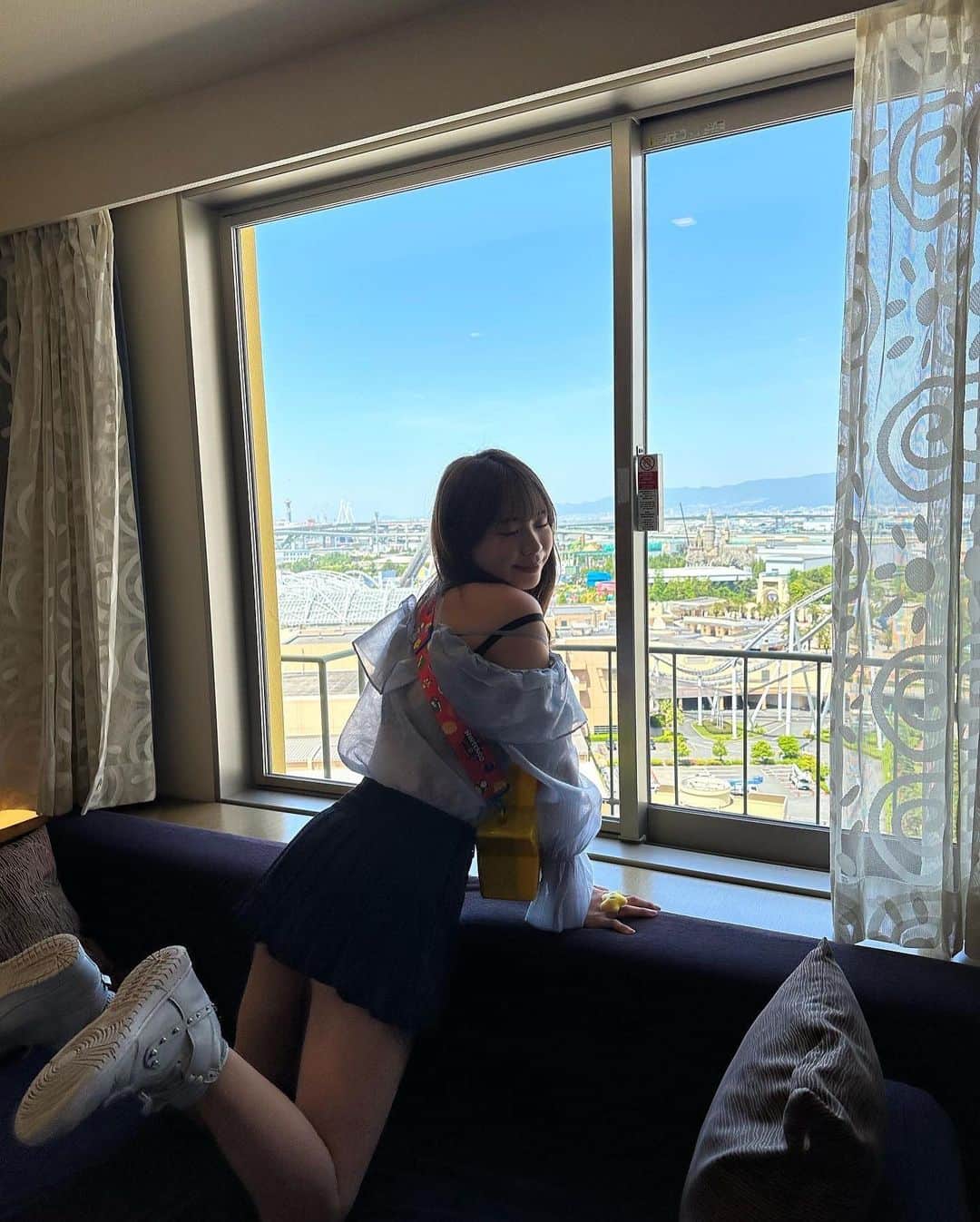 麻生果恩さんのインスタグラム写真 - (麻生果恩Instagram)「、  サプライズしてもらって 始めてユニバのホテル泊まったの⭐️😢⭐️」5月17日 22時57分 - aso.kaon