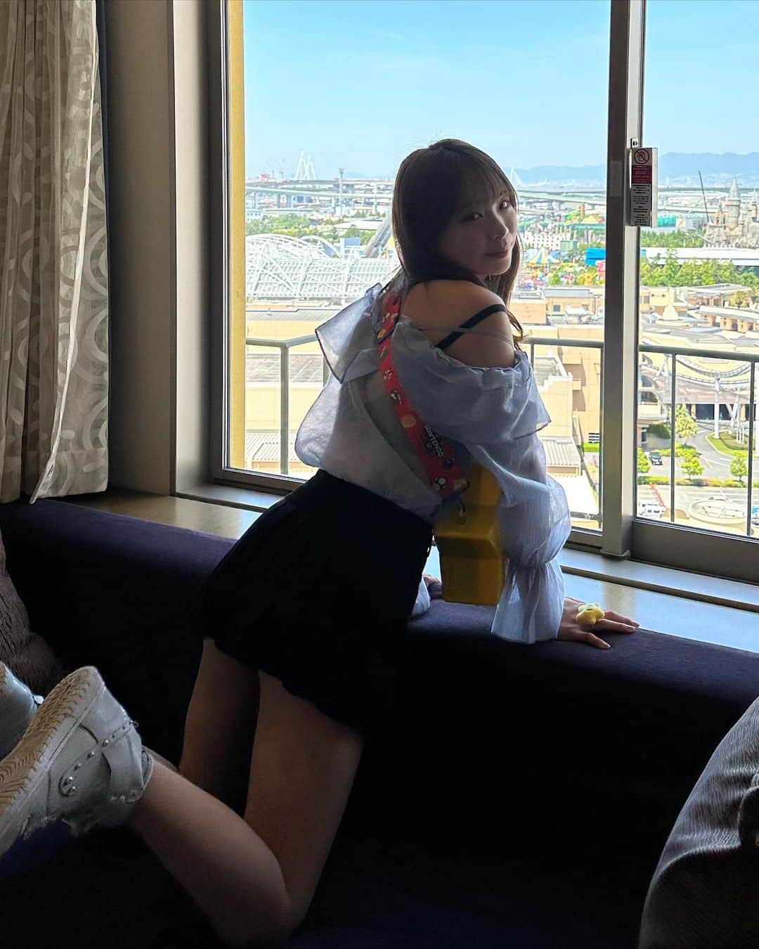 麻生果恩のインスタグラム：「、  サプライズしてもらって 始めてユニバのホテル泊まったの⭐️😢⭐️」