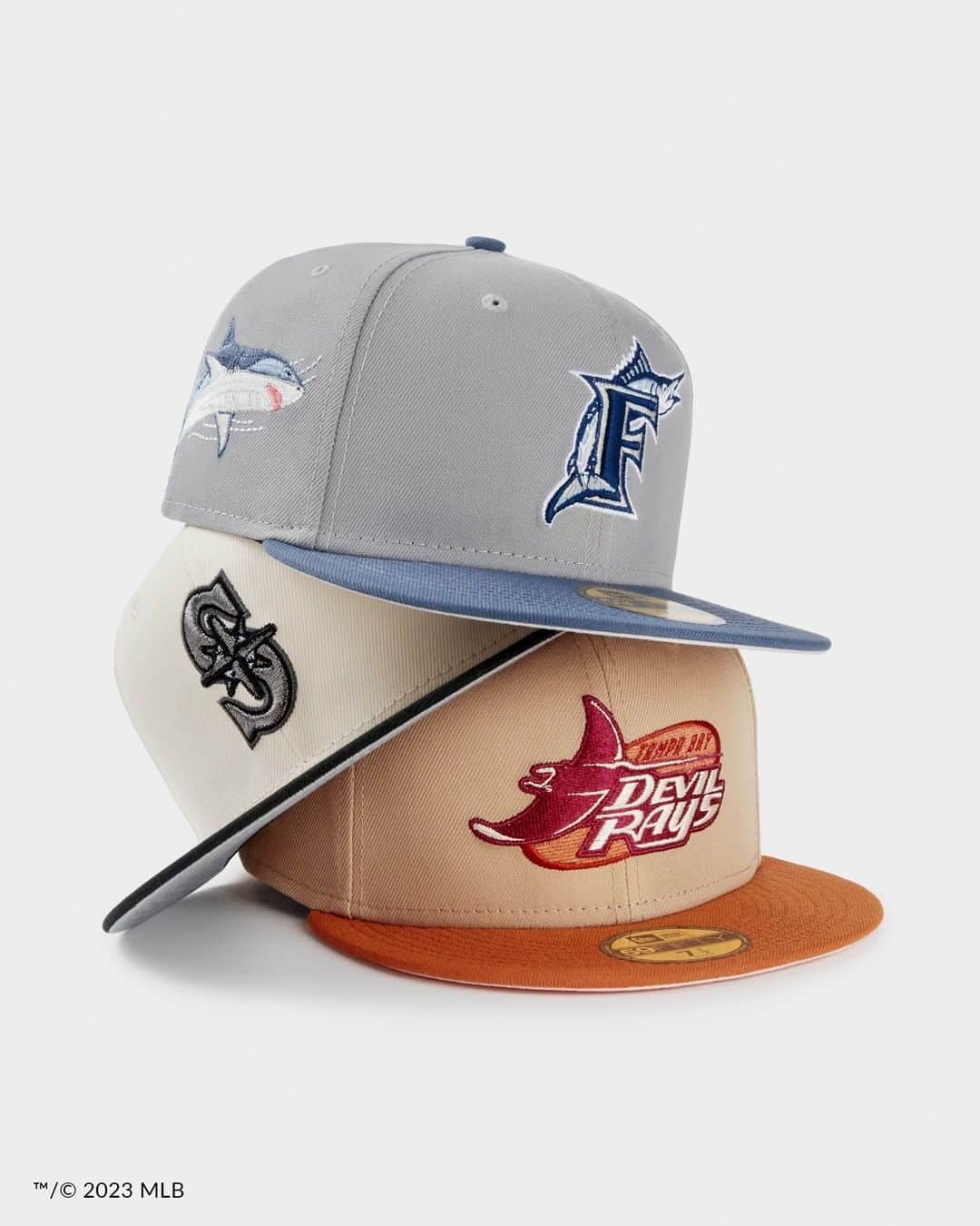 ニューエラ・キャップのインスタグラム：「The Wildlife Collection features select MLB and NFL teams in colorways inspired by ocean animals. See which one your team has at the link in our bio.」