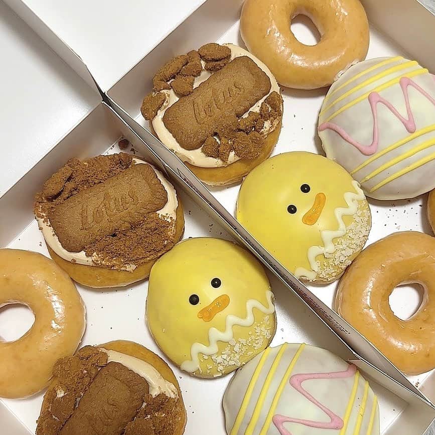 曽我部優芽さんのインスタグラム写真 - (曽我部優芽Instagram)「🐣🐣🐣 ⁡ ⁡ #クリスピークリームドーナツ#donuts#easter」5月17日 23時36分 - _yume_s