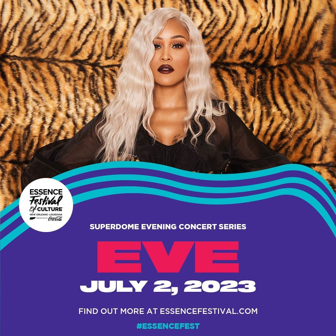 イヴのインスタグラム：「@essencefest , I can’t wait! See you in New Orleans on Sunday July 2nd @essence #essencefest」
