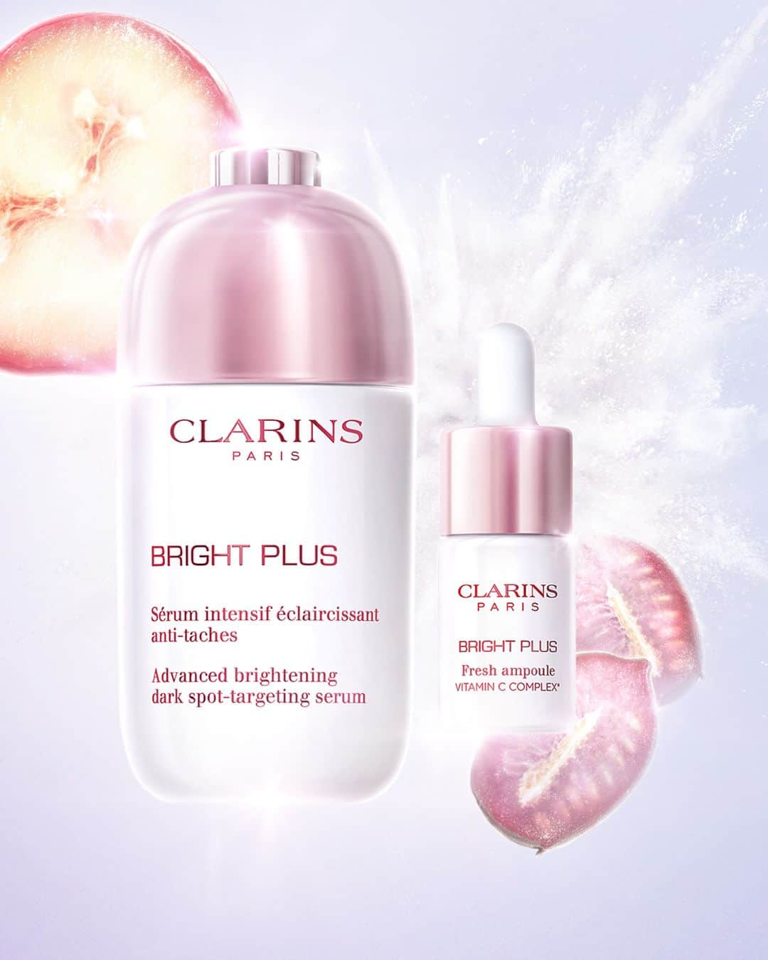 Clarins Middle Eastさんのインスタグラム写真 - (Clarins Middle EastInstagram)「استخدمي أمبولة برايت بلس فريش كلما احتاجت بشرتك إلى دفعة أو استجابة لتغيرات ممكن تمر بشرتك فيها. للحصول على أفضل النتائج، ضعي أمبولة برايت بلس فريش قبل سيروم برايت بلس لتفتيح البقع الداكنة.  متوفر في بوتيكات كلارنس ومتاجرنا الالكترونية (الروابط في البايو)⁣⁣⁣⁣⁣⁣⁣⁣⁣⁣⁣⁣⁣⁣⁣⁣⁣⁣⁣⁣⁣⁣⁣⁣⁣  New Bright Plus Fresh Ampoule is perfect for whenever your skin needs a boost or in response to any changes you might be going through! For best results, apply the Bright Plus Fresh Ampoule before the Bright Plus Advanced brightening dark spot-targeting serum. ⁣ Available at Clarins boutiques and on our e-stores (links in bio)⁣⁣⁣⁣⁣⁣⁣⁣⁣⁣⁣⁣⁣⁣⁣⁣⁣⁣⁣⁣⁣⁣⁣  #Clarins #ClarinsME #VitaminC #DarkSpots #كلارنس #فيتامين_سي #بقع_غامقة」5月18日 0時30分 - clarinsmiddleeast